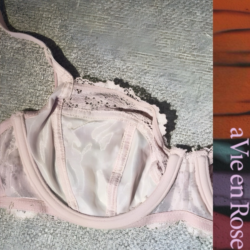 🌺La Vie En Rose Floral Lace Bra - Picture 10 of 12
